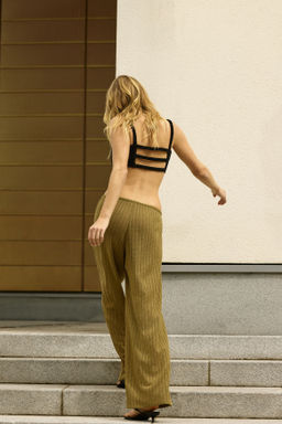 Pantal?n de punto con cord?n de ajuste - H&m фото 7