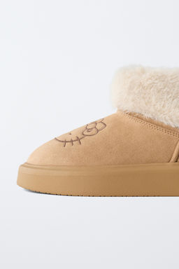 HELLO KITTY SANRIO LINED ANKLE BOOTS - Zara фото 6