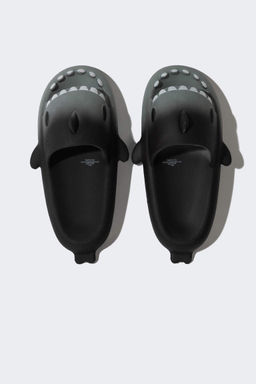 Мужские тапочки Shark Eva на высокой подошве - Defacto фото 7