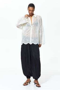 Camisa con bordado ingl?s - H&m фото 6
