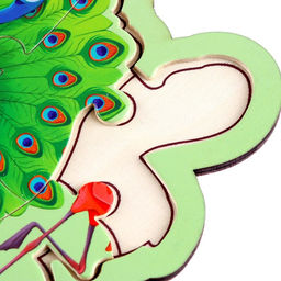 Пазлы на подложке Птицы - Лесная мастерская фото 4