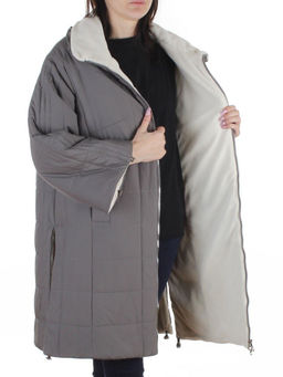 8862 GRAY Куртка демисезонная женская