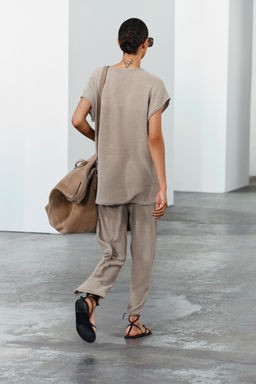 TURN-UP KNIT TOP - Zara фото 5