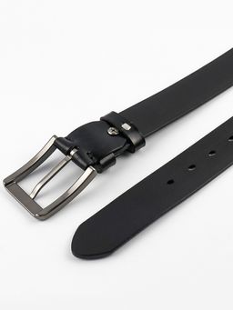 Мужской кожаный ремень Dierhoff ДРК 3056/3-40 Черный - Sergio valentini фото 8