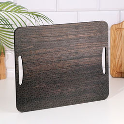 Разделочная доска - поднос Дарим Красиво «Тёмное дерево», 36×28×0.5 см