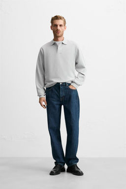 TEXTURED PIQUE POLO SHIRT