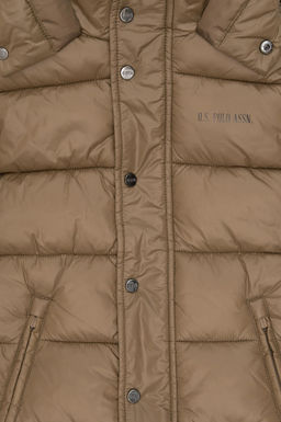 Пальто U.S. Polo Assn хаки детское