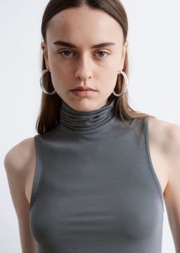 Top de cuello alto sin mangas - H&m фото 3