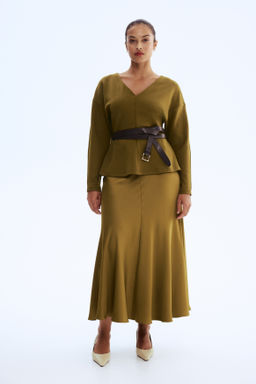 Top entallado efecto neopreno - H&m фото 9