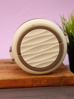 Ланчбокс Round box 2 яруса, white (1400 мл)