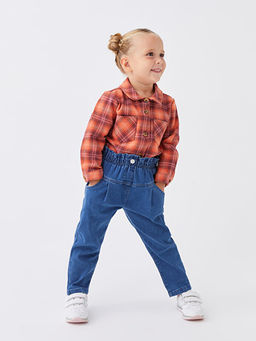 Beli Lastikli Basic K?z Bebek Jean Pantolon - Waikiki фото 2
