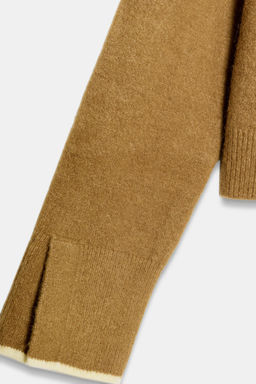 KNIT JUMPER WITH CONTRAST TRIMS - Zara фото 7