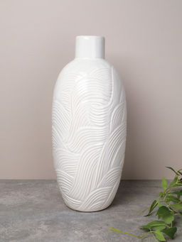 Ваза 40 см белая / WRF-192 /уп 4/в индивидуальной упаковке - Галеонтрейд фото 2