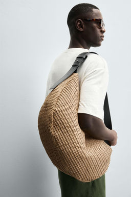 BRAIDED SHOULDER BAG