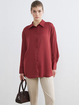 Saten Kad?n G?mlek Tunik