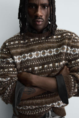 GEOMETRIC JACQUARD JUMPER