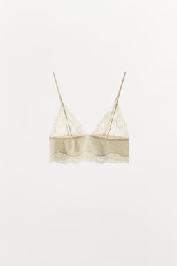 COTTON LACE BRALETTE - Zara фото 2