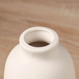 Ваза Хайди, классик, 14.5?8.5 см, керамика, белая, розовая