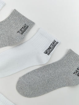 Desenli Erkek ?ocuk Soket ?orap 7li