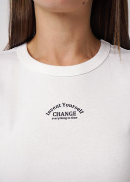 CLE Футболка жен. 256673р_п молочный - Clever wear фото 4