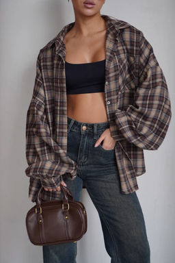 K12702 Рубашка OVER SIZE ТМ_РОЗОВЫЙ - Brand фото 13