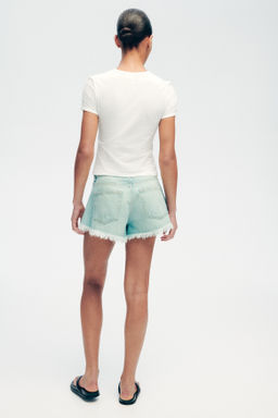 Camiseta entallada de algod?n - H&m фото 6