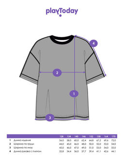 PlayToday / Футболка для девочки  фото 4