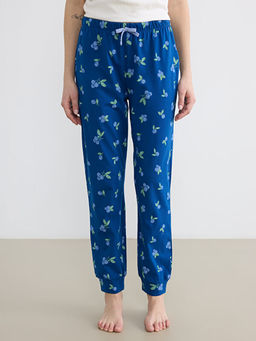 Kiraz Bask?l? Kad?n Jogger Pijama Alt?