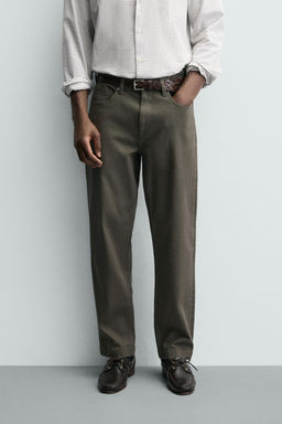 PANTAL?N STRAIGHT FIT / Gris topo - Zara фото 2