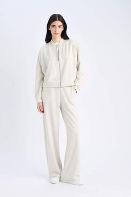 Relax Fit Kolej Yaka Fermuarl? Bomber H?rka - Defacto фото 3