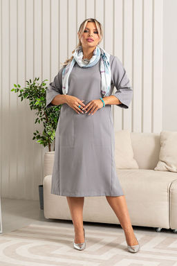 Платье А-3571 серый - Angelika фото 12