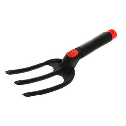 Цена за 3 шт. Вилка посадочная "Шале" 27см пластиковая ручка с упором для пальца ДоброСад