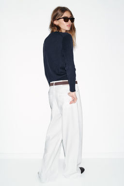 WOOL BLEND CONTRAST JUMPER - Zara фото 5