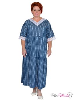 Платье Модель №1462 размеры 44-84 - Plusmoda фото 2