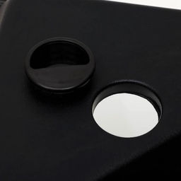 Аквариум "Дельта" угловой с крышкой, 25 литров, 34 х 34 х 31/37,5 см, чёрный