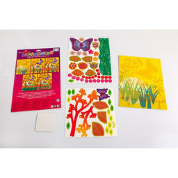 Аппликация 3D «Бабочки на лугу»