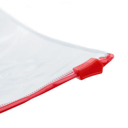 Цена за 20 шт. Папка-конверт на ZIP-молнии А4, 120 мкм, Calligrata, прозрачный, микс