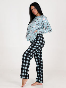 3039 Домашний костюм брюки дл.рук (Зеленый) - А-дина фото 5