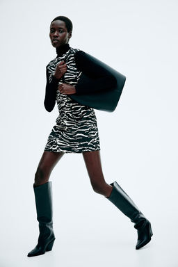 Minivestido en tejido jacquard - H&m фото 2