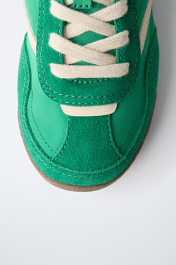 ZAPATILLA DEPORTIVA CONTRASTE / Verde - Zara фото 5