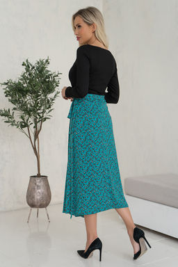 Юбка (изумрудный) Ю11-15/5 - Николь фото 5