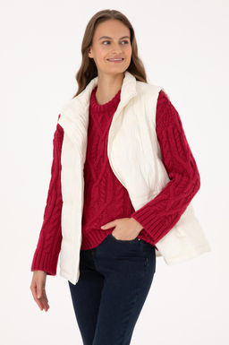 Kad_n Krem Yelek - U.s. polo assn фото 3