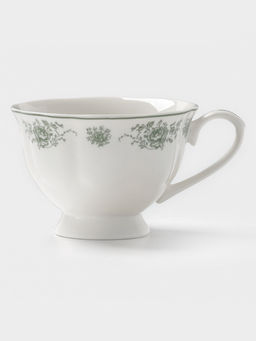 Чайная пара WY Emerald Essence, фарфор, 220 мл, белая