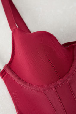 TRENDYOLMILLA Bordo Micro Tul Detayl? C?tc?tl? Orme Body THMAW25BD00006  фото 6