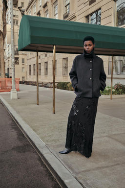 ZW COLLECTION SHORT WOOL BLEND COAT