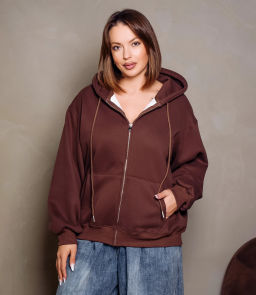 Толстовка #КТ900 (1), шоколадный