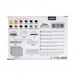 Краска акриловая PEBEO набор Studio Acrylics 12 цв. х 20 мл 833309