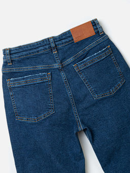 Джинсы прямые Синие 7+ - Bungly фото 4