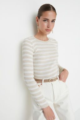 Tas Basic Cizgili Triko Kazak TWOAW21KZ0942