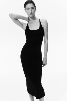 Vestido midi con escote en U - H&m фото 4